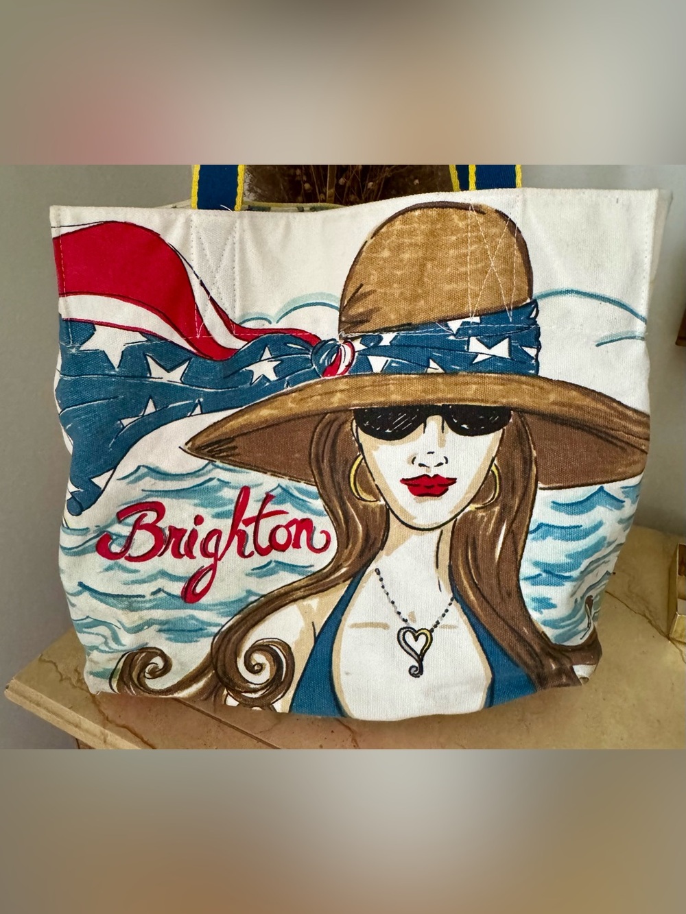 BRIGHTON OVERSIZED TOTE BAG EUC - Picture 5 of 8